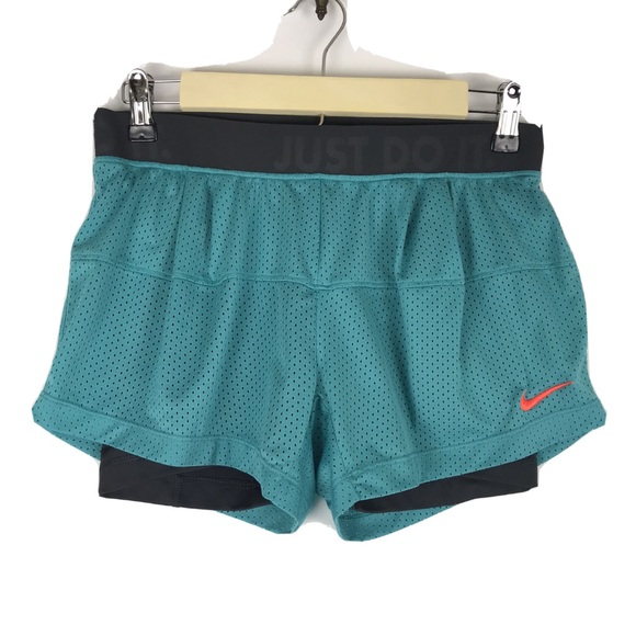 Nike Pants - Nike Icon 2 in 1 Shorts Mesh Dri-Fit Gym Workout S